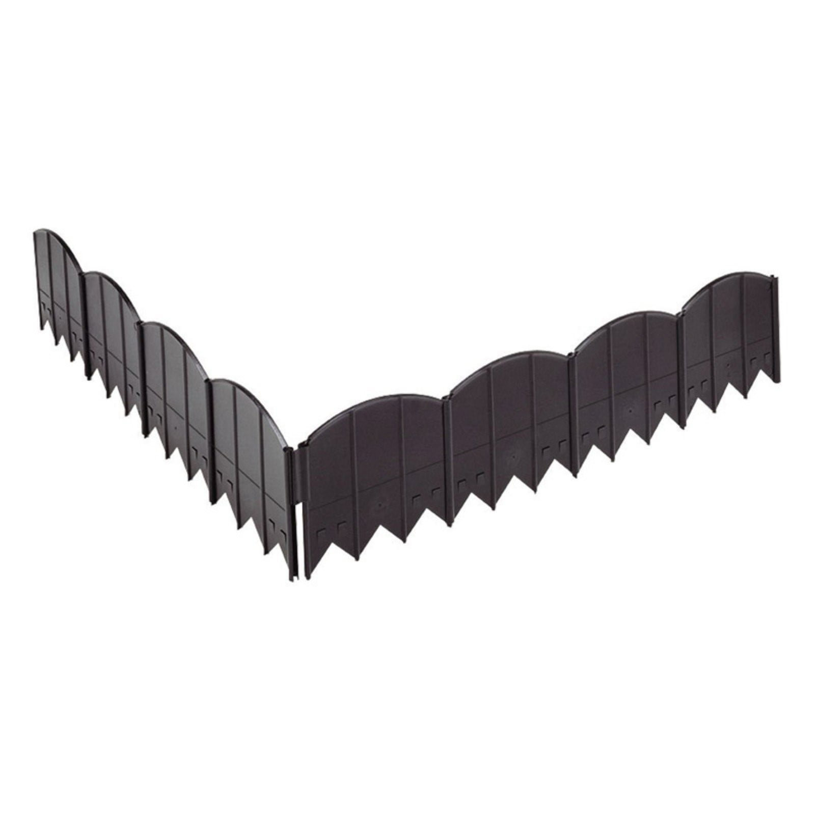 EMSCO Group 20' Choppers Heavy-Duty Hammer-In Garden Border Edging - Black