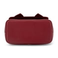 thumbnail image 5 of LIKE DREAMS Women's Vegan Leather Adjustable Detachable Strap Zoey Double Bow Crossbody Bag, Cherry Red, 5 of 6