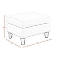 thumbnail image 4 of Bowery Hill Ottoman in Berry Red, 4 of 4
