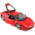 thumbnail image 2 of Bburago 26003rd Ferrari 458 Italia Rouge 1/24 Voiture Miniature Moulée sous Pression par Bburago, 2 of 4