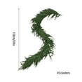 thumbnail image 3 of Artificial Norfolk Pine Garlands, Real Touch Winter Pine Garland, Green Artificial Greenery Garland for Table, Mantle, Wall, Indoor, Outdoor Christmas Decorations, 3 of 9