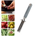 thumbnail image 1 of Adjustable Stainless Fruit & Vegetable Corer Tool, Multi-Size Bell-Pepper Cutter & Seed Remover, Ergonomic Grip Kitchen Gadget for Apple Pear Zucchini, Quick-Prep Stuffing & Garnish Maker, 1 Corer, 1 of 8