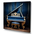 thumbnail image 2 of Designart "Azure Baroque Piano Brilliance" Music Canvas Wall Art, 2 of 7