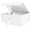 White 8.6x6.7x3.4 inch-1 Pack, variant on White Box with Ribbon, 8.6x6.7x3.4 inch Groomsman Proposal Box for Presents with Closure , Rectangle Collapsible Luxury Box for Wedding, Christmas, Halloween, Birthday