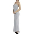thumbnail image 4 of ToBeInStyle Women's Sleeveless Maxi-Dress with Adjustable Spaghetti Straps, 4 of 5