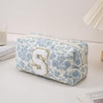 thumbnail image 3 of Bolsa de maquillaje JOVAKIT Alphabet Cosmetic Bag 2 unidades Blue Floral S, 3 of 7
