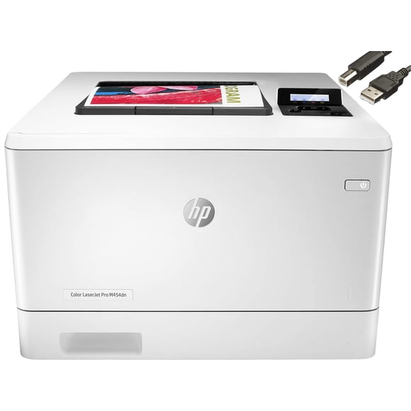 Impresora láser HP Color LaserJet Pro M454dn, 28 ppm y 250 hojas
