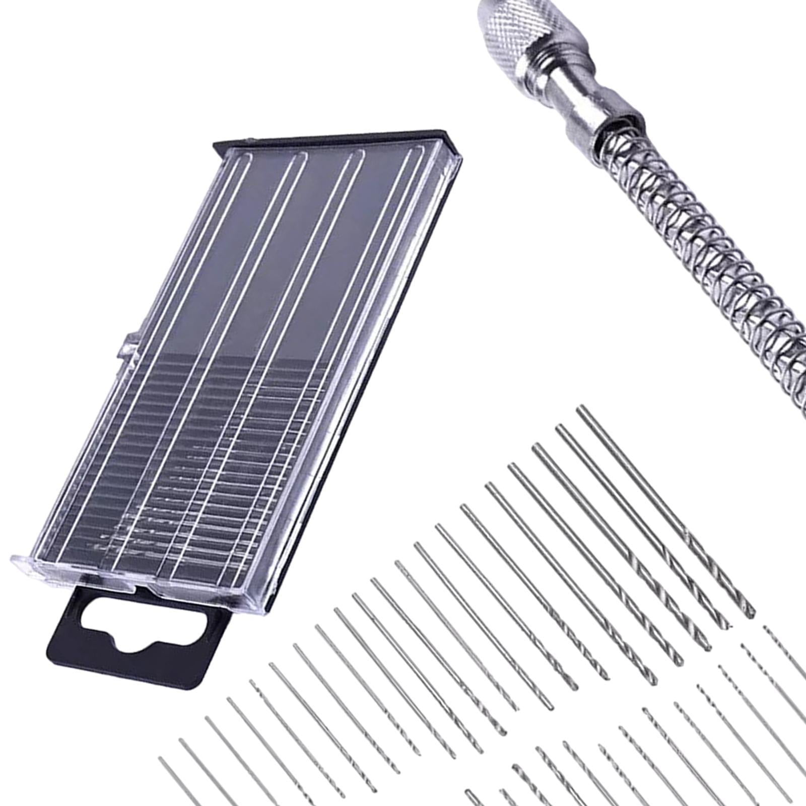 Dualoai Micro Screw Extractor Hand Drill Portable Accessories for 0.3 to 1.6mm Drill DIY