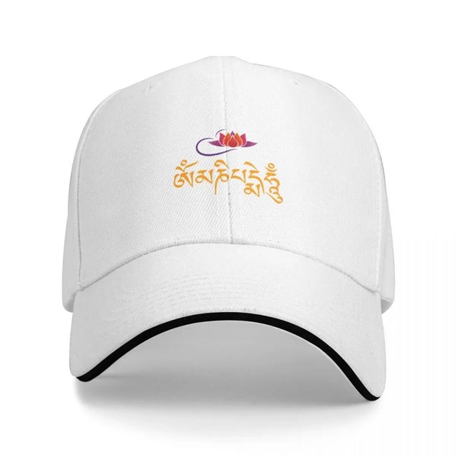 Om Mani Padme Hum gorra de béisbol con protección Solar Uv, sombrero de marca de lujo, gorras Snapback de senderismo de Navidad