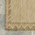 thumbnail image 4 of nuLOOM Aria Tribal Transitional Indoor/Outdoor Area Rug, 2' x 8', Runner, Aria Brown, 4 of 6