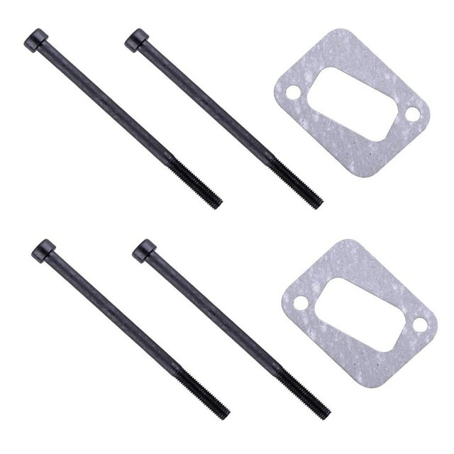 2x Pernos Y Junta De Silenciador Para 340 345 346XP 350 351 353 Motosierra