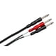 thumbnail image 2 of Inserte el cable Hosa STP-201 1/4 TRS a Dual 1/4 TS de 1 m (x2), 2 of 6