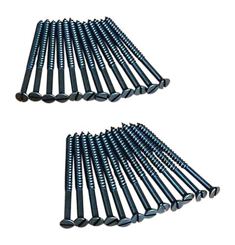 Flat Head Slotted Wood Screws #9 X 2 1/2 Inch, This is for a Package of 24