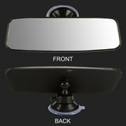 Anself Universal Interior Rear View Mirror Suction Rearview Mirror for Car