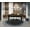 Laminam Emperador Extra, variant on Dining Table MODENA 55(70)x31x29 Laminam Bianco StatuaMILAN Venato