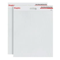 Staples Ultra Sticky Wall Easel Pad 20" x 23" 20 Sheets/Pad 2 Pads/Pack (ST62837)