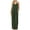 Army Green, variant on Women V-Neck Draped Jersey Beach Summer Cami Long Maxi Dress with Side Pockets (Ruby, 1X)