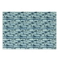 thumbnail image 3 of Tropical Cutting Board, Silhouette Tropical Beach Image with Sand and Coconut Palm Trees, Decorative Tempered Glass Cutting and Serving Board, Small Size, Night Blue Dark Blue, by Ambesonne, 3 of 5