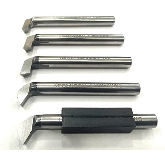 HSS THREADING & BORING TOOL SET WITH HOLDER FOR LATHE MACHINE (10 MM SHANK)