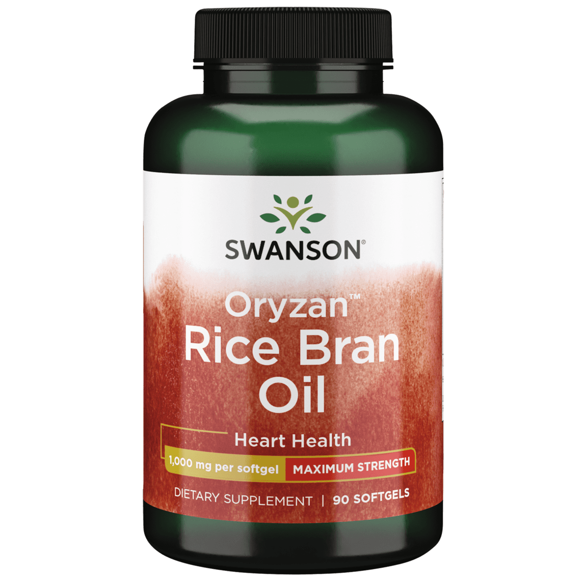 Swanson Maximum Strength Rice Bran Oil Oryzan 1,000 mg 90 Softgels