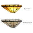 thumbnail image 5 of RADIANCE Goods Tiffany-Style 1 Light Mission Indoor Wall Sconce 12" Wide, 5 of 7