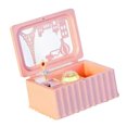 thumbnail image 1 of Caja musical giratoria carcasa de plástico de forma hermosa lámpara de proyección multifuncional caja de música rosa con batería de botón para regalo navideño ANGGREK Otros, 1 of 7