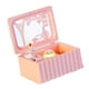 thumbnail image 1 of Caja de música rosa lámpara de proyección de forma hermosa caja Musical giratoria carcasa de plástico ligera para decoración de escritorio ANGGREK Otros, 1 of 7