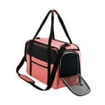 thumbnail image 1 of Bolsa de viaje para mascotas Zulema Portador de gatos plegable suave Rosado, 1 of 8