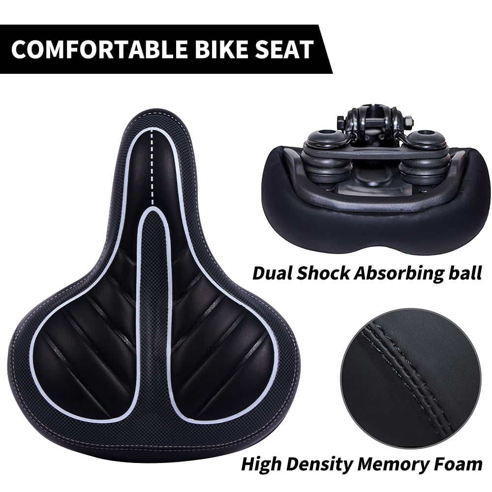Amerteer Bike Seat, Most Comfortable Bicycle Seat Cushion Memory Foam