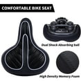 thumbnail image 3 of EIMELI Universal Bike Seat Comfortable Cushioned Bicycle Saddle Spring Shock Absorption Bike Seat, 3 of 7