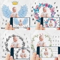 thumbnail image 2 of Fondo de tela para fotografía de bebés, accesorios de fotografía de Hundred Days, decoración de fondo, manta de fondo para fotografía de recién nacidos, 2 of 6