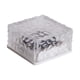 thumbnail image 1 of Lámpara solar de ladrillo cuadrado de hielo, lámpara solar impermeable para paisaje Luz blanca cálida, 1 of 9
