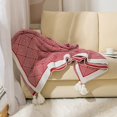 thumbnail image 3 of Woven Country Rustic Throw Blanket Luxury Quality Sofa Couch Bed Throws Perfect for Indoor Outdoor 130*220cm, 3 of 5