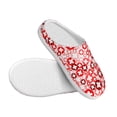 thumbnail image 3 of Lsque Plus Cross Pattern Womens Comfort Cotton on Scuff With Memory Foam and Anti-skid Sole Slipper-42/43, 3 of 7