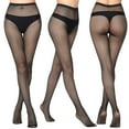 thumbnail image 2 of ZJXFGS Bas pour Femmes Collants pour Femmes Collants de Compression Bas Résille pour Femmes Bas de Compression pour Femmes Collants Y2K pour Femmes Collants Noirs Multicolores Taille Unique, 2 of 5