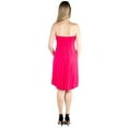 thumbnail image 3 of 24seven Comfort Apparel Knee Length Maternity Strapless Mini Dress, 3 of 3