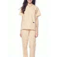 thumbnail image 3 of Dagacci Medical Uniform Unisex Scrubs Set Scrub Top and Pants, 3 of 5