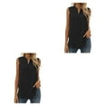 thumbnail image 4 of Blusa sin mangas Minnieouse para mujer chaleco transpirable cuello en V, 4 of 6
