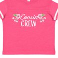 thumbnail image 4 of Inktastic Cousin Crew with Flowers Girls Toddler T-Shirt, 4 of 5