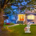 Easter Decorations Bunny Easter Eggs Garden Courtyard Singing Porch