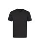 thumbnail image 2 of hajo Camiseta de hombre, pack de 4 - Básica, manga corta, cuello en V, algodón, uni Negro / Blanco S (Small), 2 of 5