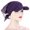 dark purple, variant on Fashion Bandana Ladies Brim Cap Beach Windproof Travel Solid Color Turban Cap Women Cap Sun Hat Headscarf RED