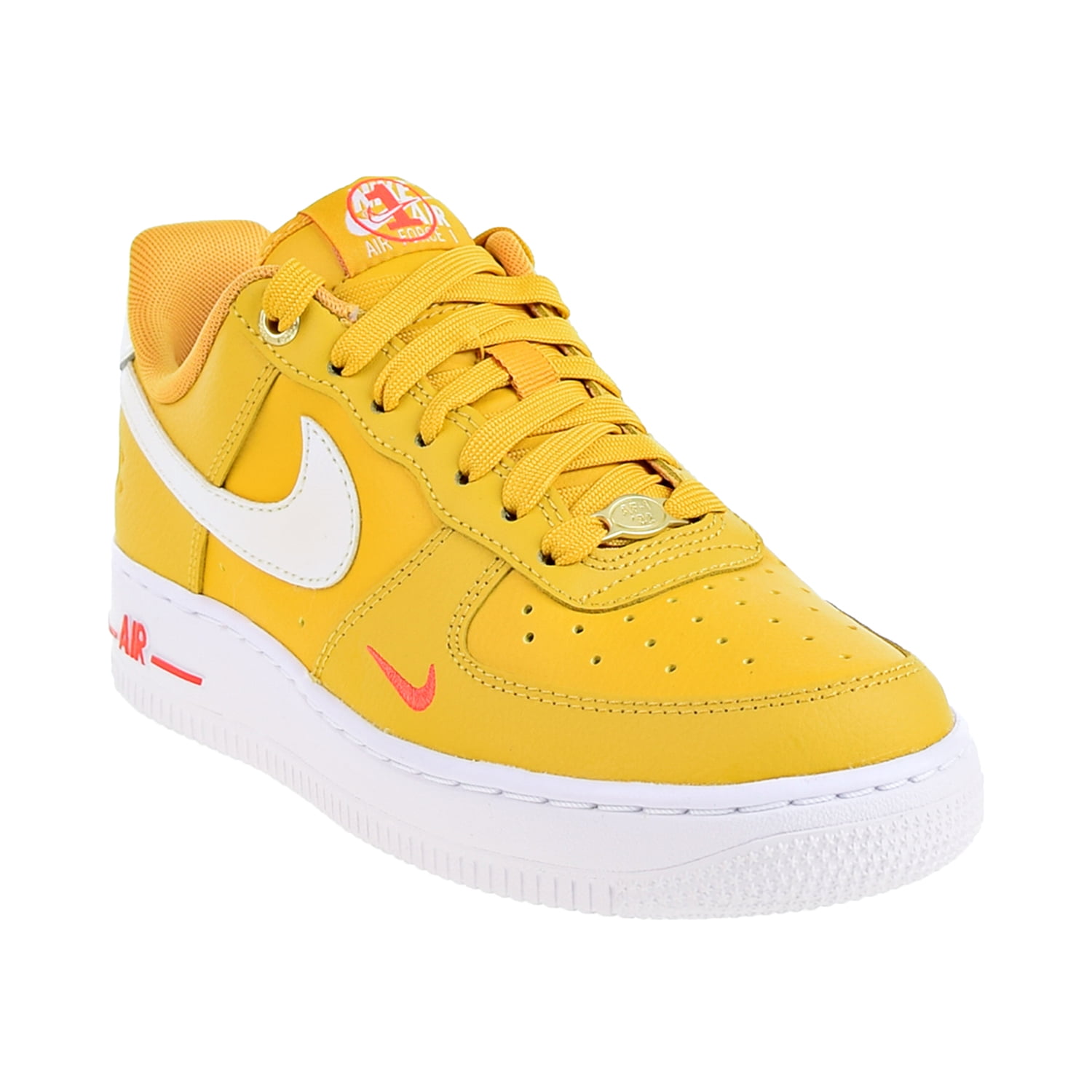 Nike Women's Air Force 1 '07 White/Bicycle Yellow-White - AH0287