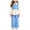 Sky Blue, variant on mgoYE Toddler Girls Clothes Long Sleeve Ruffle Top and Pants 2Pcs Fall Winter Outfits