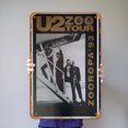 thumbnail image 3 of Placa Metal Vintage U2 Pintura Hierro Rectangular Arte Pared Bar Del 30x40cm, 3 of 9