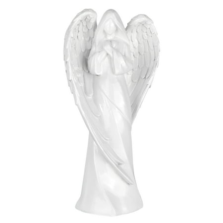 Baptism Angel Figurine - Mainstays 4.25” x 2.75” x 9.25” Tabletop Angel Figurine, Glossy White