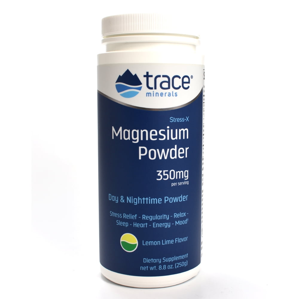 Trace Minerals Research StressX Magnesium Powder Citrate 12.7 oz