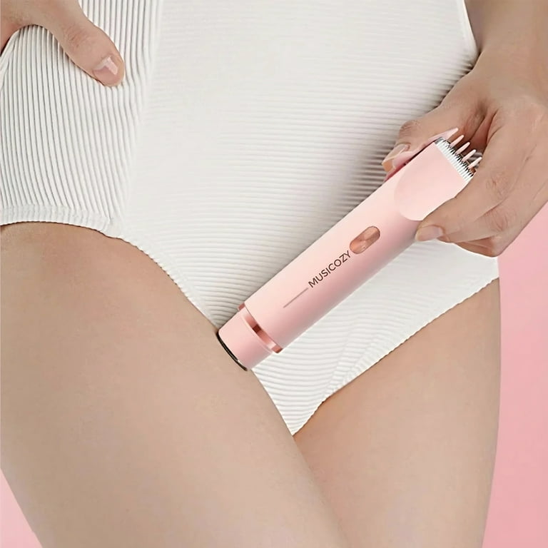 MUSICOZY Electric Razors for Women,2 in 1 Bikini Shaver Trimmer