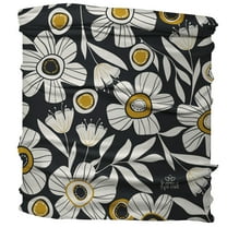 Karma Medium Headband B&W Floral