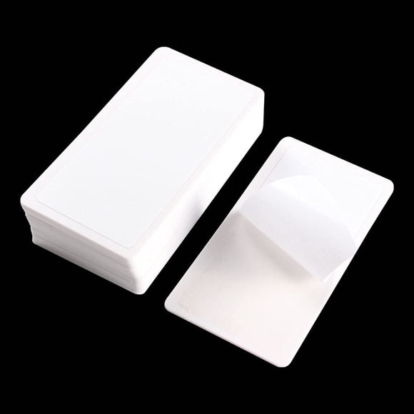 VNC 20 piezas 12X6cm Nail Art estampado suave carcasa protectora soporte de plástico Stamper Rectangel sello titular